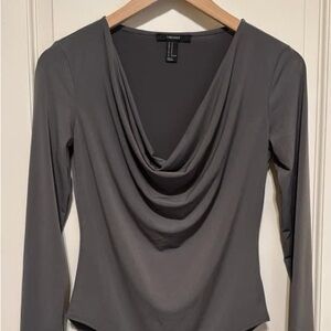 Forever 21 Green Bodysuit Size Medium